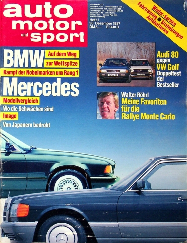 Deckblatt Auto Motor und Sport (27/1987)